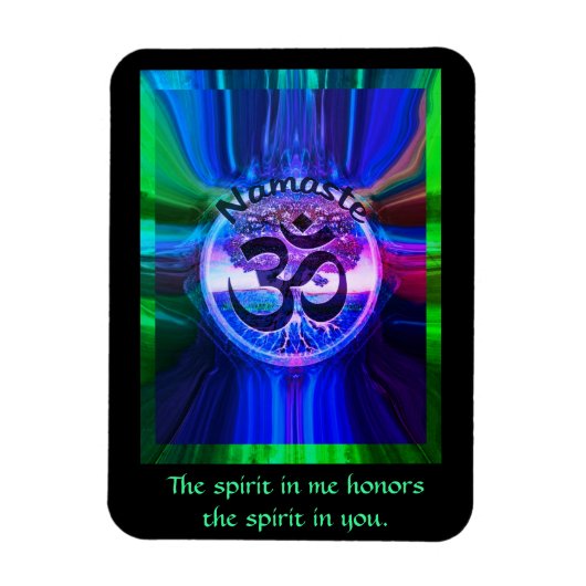 Namaste symbool magneet (Verticaal)