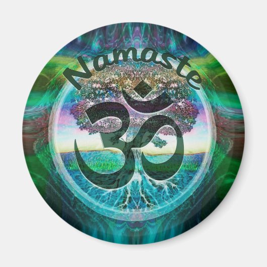 Namaste symbool magneet (Voorkant)