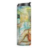 "Namaste" Thermische getumbler Thermosbeker (Gedraaid links)