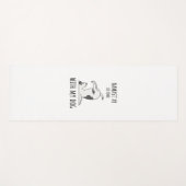 Namaste thuis met mijn hond yogamat (Voorkant (horizontaal))