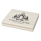 Namaste Thuiskaars Small Business, Aangepast Groot Rubberstempel (Stempel)
