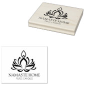 Namaste Thuiskaars Small Business, Aangepast Groot Rubberstempel (Gestempeld)