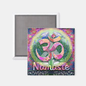 Namaste Tree of Life Vredessymbool Magneet (Voorkant / Achterkant)