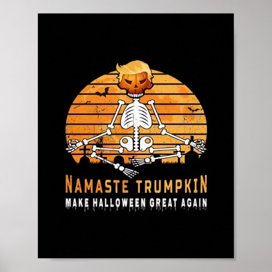Namaste Trumpkin maakt Halloween weer geweldig Med Poster (Voorkant)