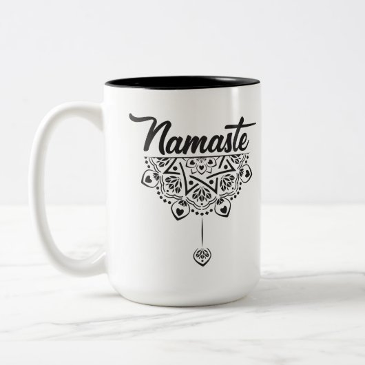 Namaste Tweekleurige Koffiemok (Links)