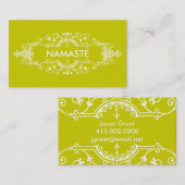 Namaste Visitekaartje (Voorkant / Achterkant)