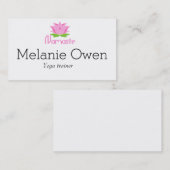 Namaste Visitekaartje (Voorkant / Achterkant)