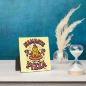 Namaste voor de pizza - Funny Yoga Fotoplaat (Insitu)