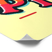 Namaste voor de pizza - Funny Yoga Poster (Hoek)