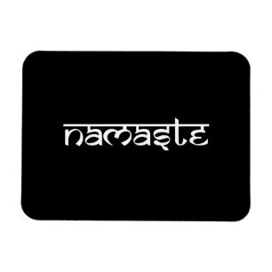 Namaste vormgeving in Sanskrietstijl Magneet