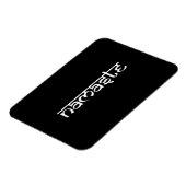 Namaste vormgeving in Sanskrietstijl Magneet (Linkerzijde)