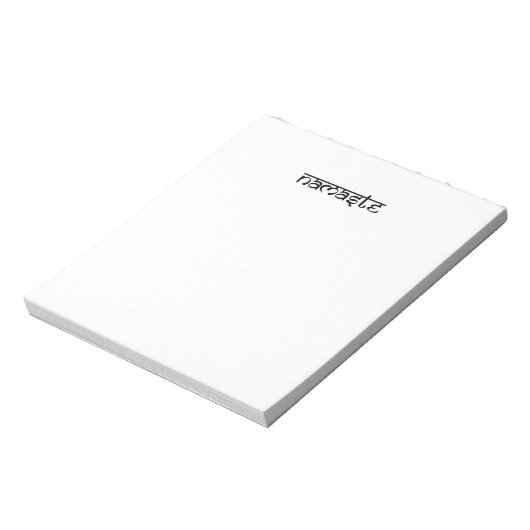 Namaste vormgeving in Sanskrietstijl Notitieblok (Linkerzijde)