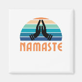 Namaste: Vreedzame Vibes Magneet (Voorkant)