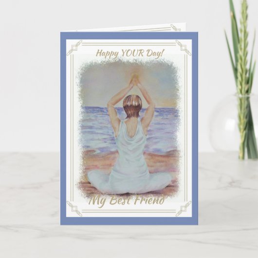 NAMASTE VRIENDIN KAART (Voorkant)
