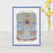 NAMASTE VRIENDIN KAART (Gele Bloem)