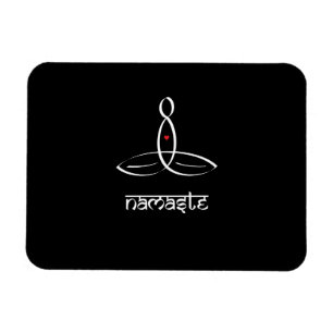 Namaste - White Sanskrit stijl Magneet