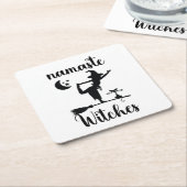 Namaste Witches Halloween Onderzetter (Schuin)