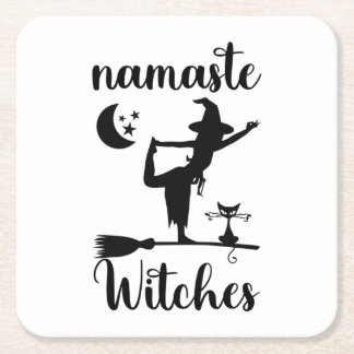 Namaste Witches Halloween Onderzetter