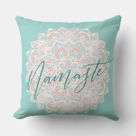 Namaste Witte En Blauwe Sierkussen