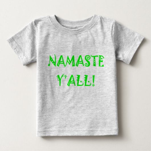 Namaste Y'All - Baby Yoga Clothes (Voorkant)