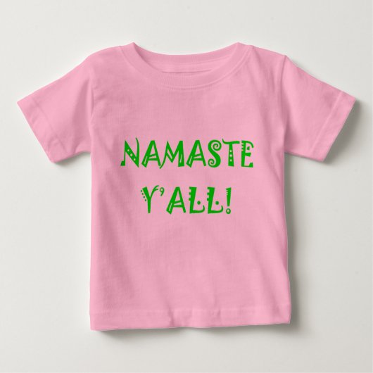 Namaste Y'All - Baby Yoga Clothes (Voorkant)