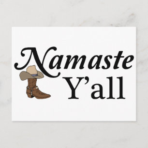 Namaste Y'all Briefkaart