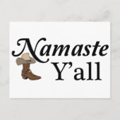Namaste Y'all Briefkaart (Voorkant)