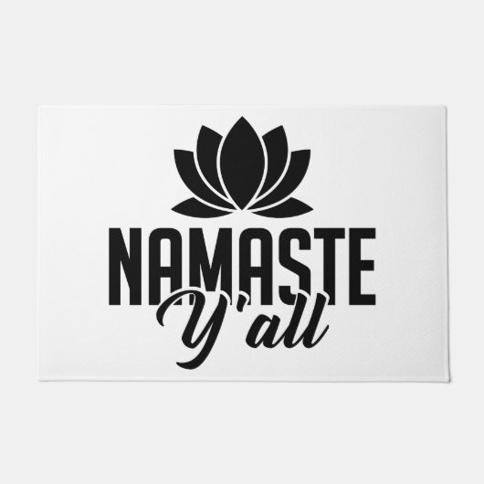 Namaste Y'all Doormat Deurmat (Voorkant)