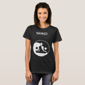 Namaste Yin Yang Meditation T-shirt (Voorkant volledig)