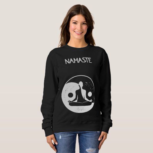 Namaste Yin Yang Meditation Trui (Voorkant volledig)