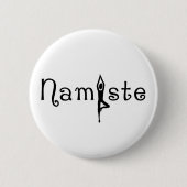 Namaste Yoga Button (Voorkant)