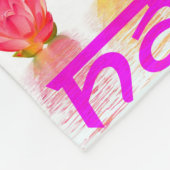 Namaste Yoga Fleece Throw Blanket Deken (Hoek)