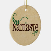 Namaste Yoga Keramisch Ornament (Rechts)