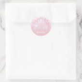 Namaste Yoga Lotus Pose Flower Pink Sticker (Tas)