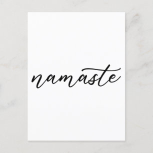 Namaste Yoga Lover Meditation Buddhist Buddhism Briefkaart