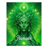 Namaste, Yoga, Meditatie, Vrede, Respect Foto Afdruk (Voorkant)