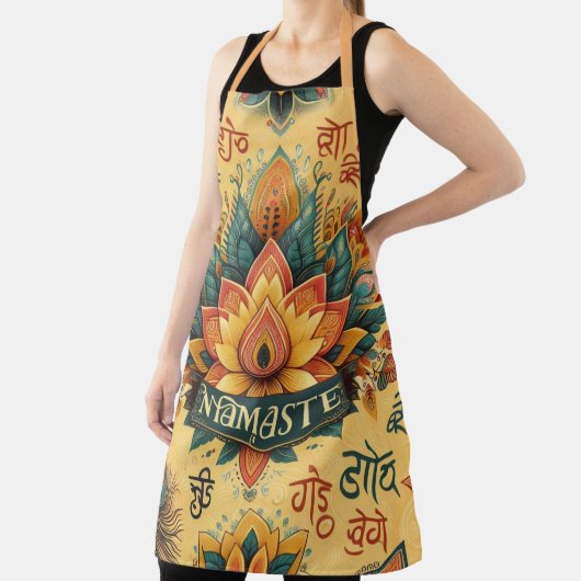 Namaste, Yoga, Meditatie, Vrede, Respect Schort (Insitu)