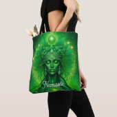 Namaste, Yoga, Meditatie, Vrede, Respect Tote Bag (Dichtbij)