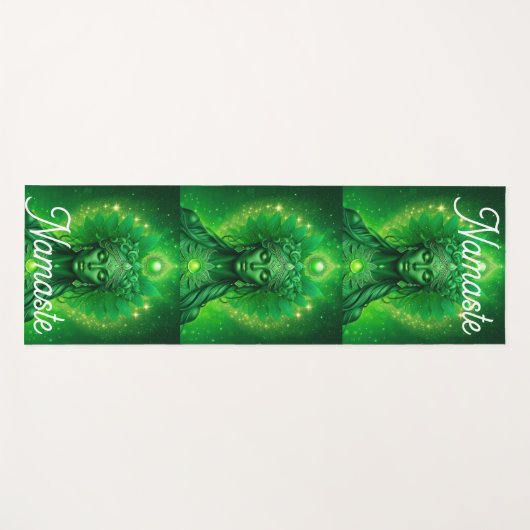 Namaste, Yoga, Meditatie, Vrede, Respect Yogamat (Voorkant (horizontaal))