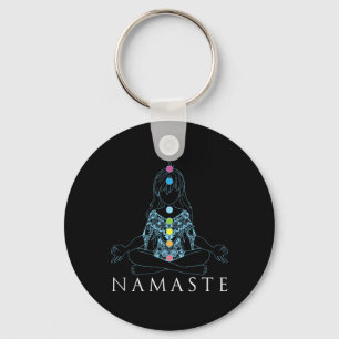 Namaste Yoga-meditatiegeschenk Sleutelhanger