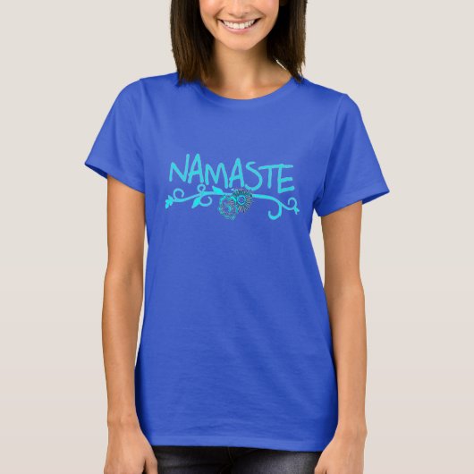 Namaste Yoga - Organic Tshirt voor vrouwen (Voorkant)