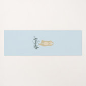 Namaste Yoga Pose Beer Yogamat (Achterkant (horizontaal))