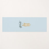 Namaste Yoga Pose Beer Yogamat (Voorkant (horizontaal))