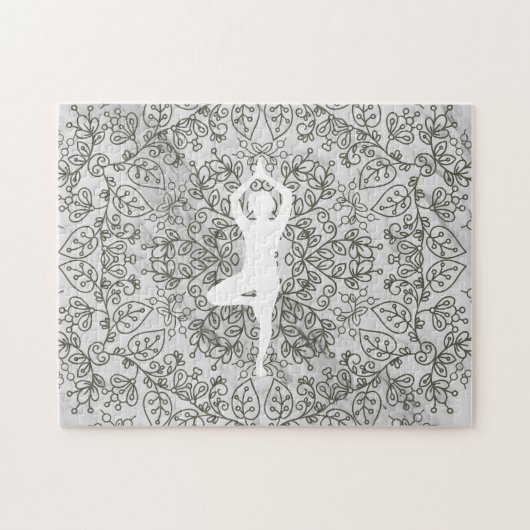 Namaste Yoga Pose Legpuzzel (Horizontaal)