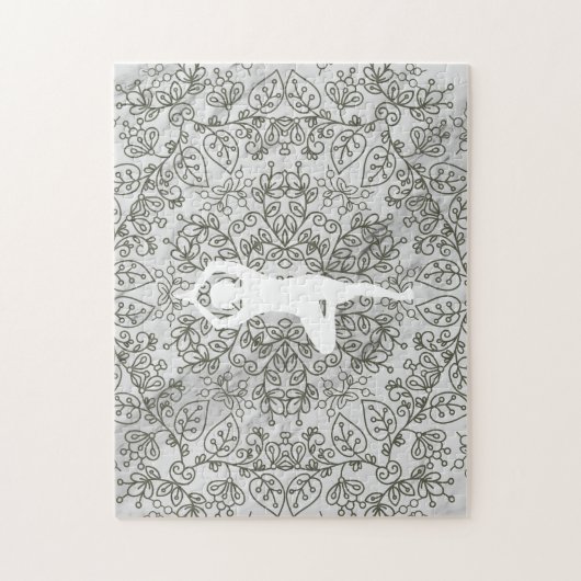 Namaste Yoga Pose Legpuzzel (Verticaal)