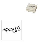 Namaste Yoga Rubberstempel (Gestempeld)