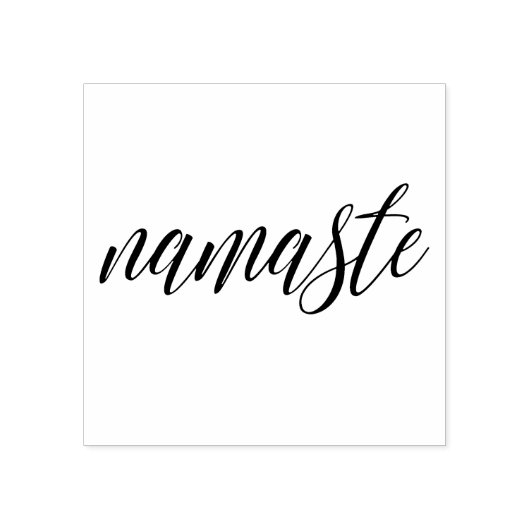 Namaste Yoga Rubberstempel (Afrduk)