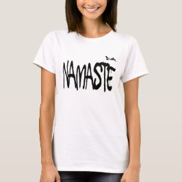NAMASTE YOGA-SHIRT MET LEVENSSTROOM BACK PRINT T-SHIRT