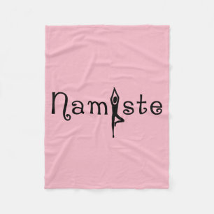 Namaste Yoga Silhouet Fleece Deken