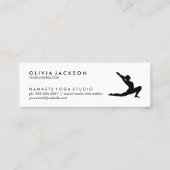 Namaste Yoga Stretch Mini Visitekaartje (Achterkant)